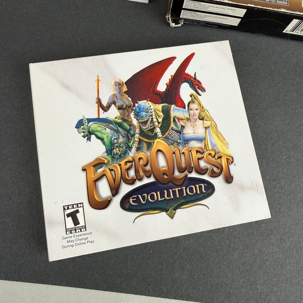 Sony EverQuest Evolution PC CD-ROM Game Toy 3-Disc Set Expansion Pack Boxed - Picture 10 of 11